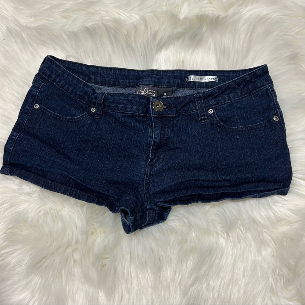 City Streets Blue Jean Shorts Casual Summer Style “classic shorty” E3